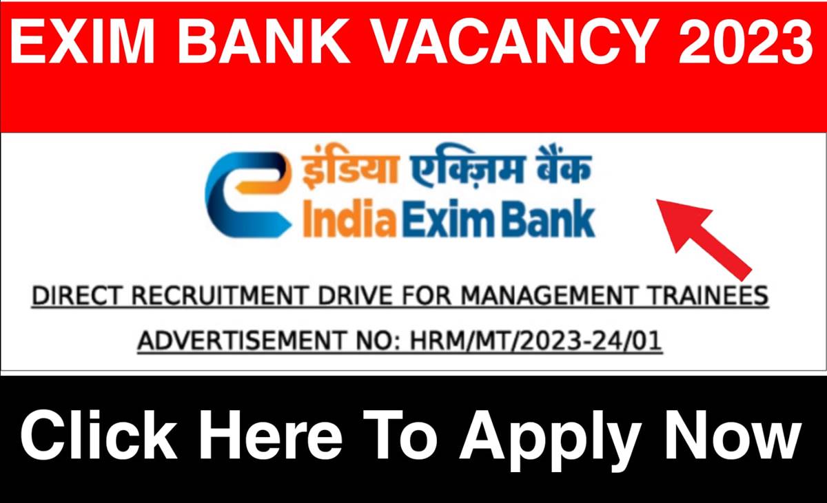 India Exim Bank Vacancy 2023