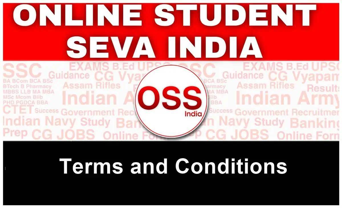 Online Student Seva Terms and Conditions Banner