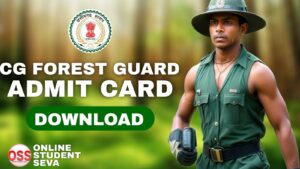 CG Forest Guard Admit Card 2024