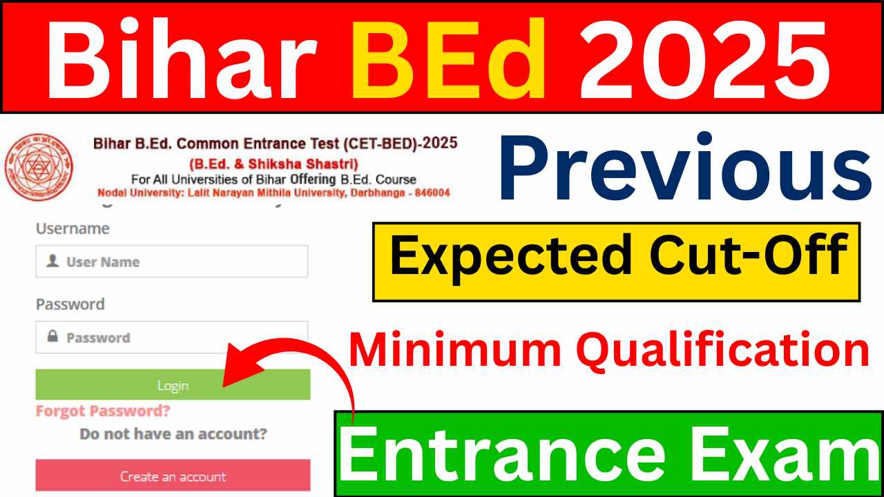 Bihar BEd Cut Off 2025