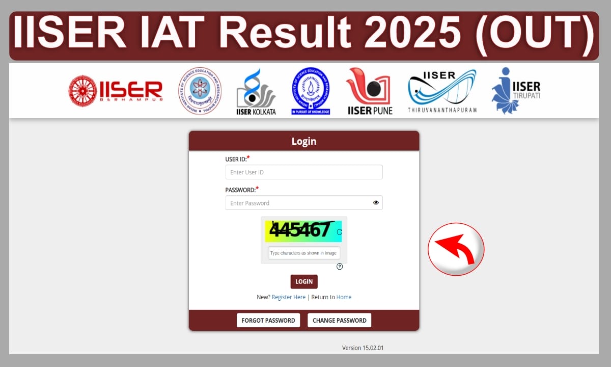 IISER IAT Result 2025