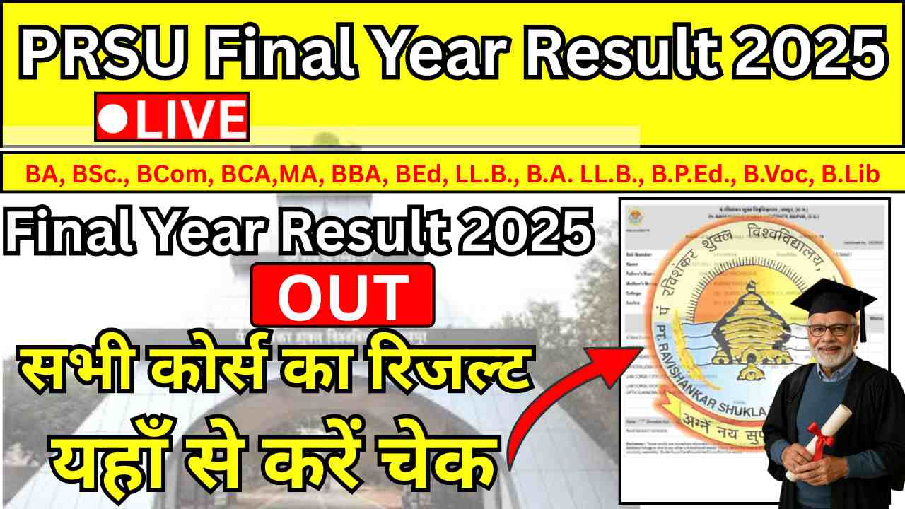 PRSU Final Year Result 2025